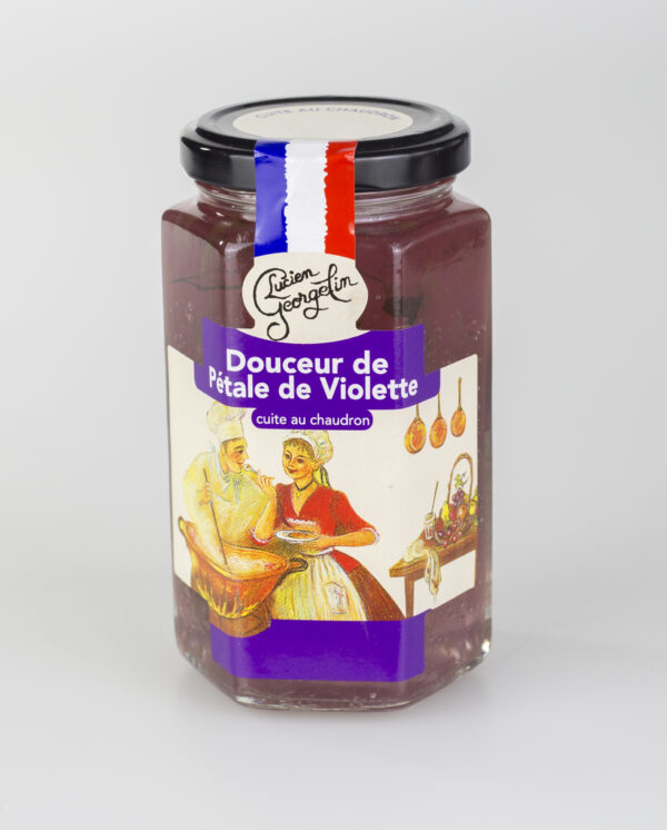 Confitura de petalos de violeta